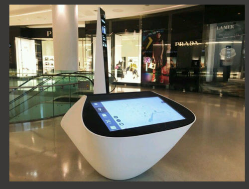 Mall Navigation Touch Table